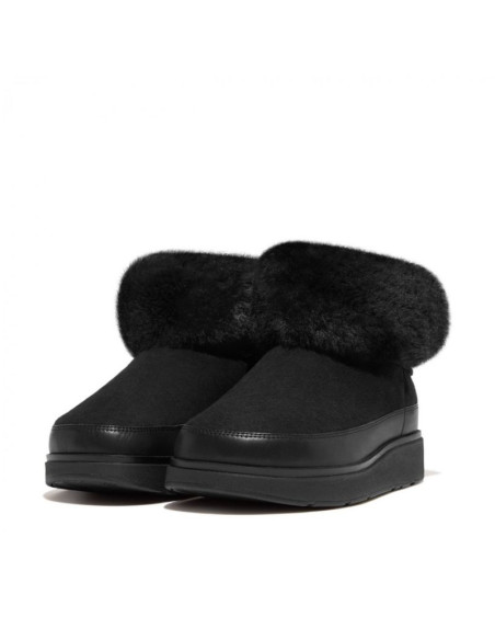 Buty fitflop gen-ff mini double-faced shearling boots w
