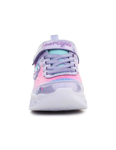 Buty skechers s lights flutter heart lights jr 302315