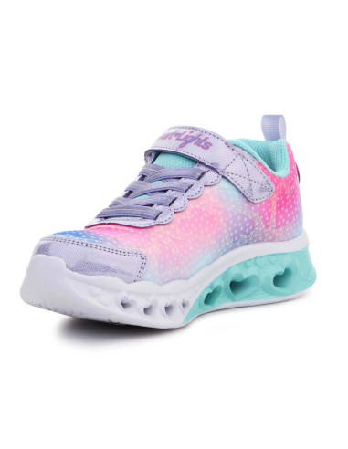 Buty skechers s lights flutter heart lights jr 302315
