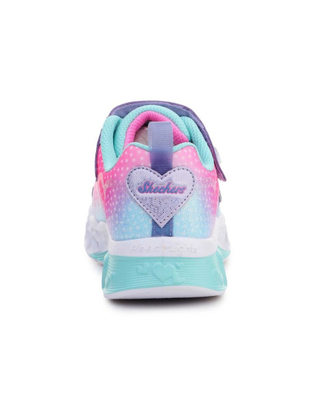 Buty skechers s lights flutter heart lights jr 302315