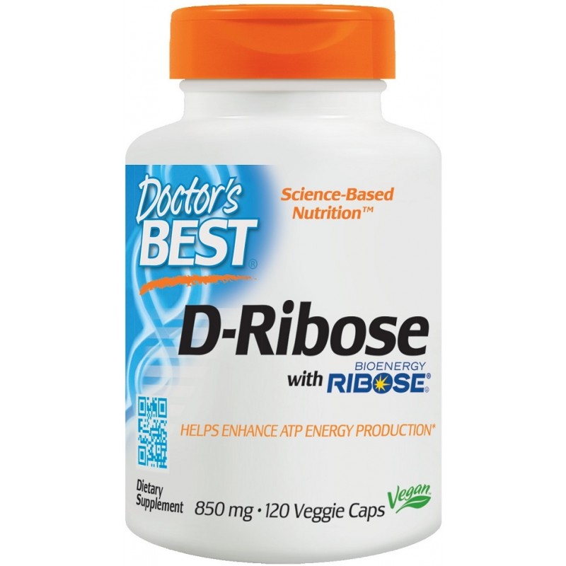 D-Ribose - D-Ryboza 850 mg (120 kaps.)