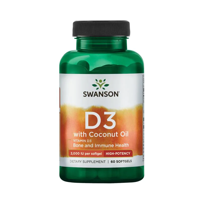 D3 with Coconut Oil (60 kaps.)