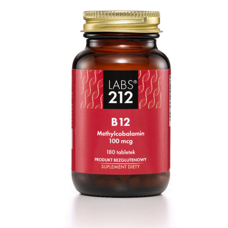 B12 Methylcobalamin 100 mcg (180 tabl.)