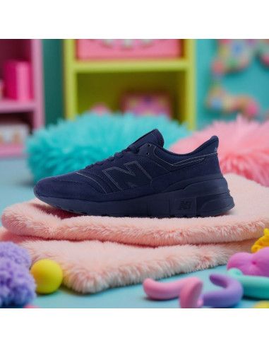Sneakersy męskie new balance 997 buty sportowe zamszowe lifestylowe granatowe (u997rmh)