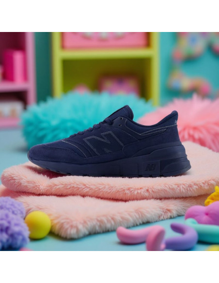 Sneakersy męskie new balance 997 buty sportowe zamszowe lifestylowe granatowe (u997rmh)