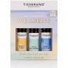 The Little Box of Wellbeing - Zestaw olejków eterycznych roll-on dla poprawy nastroju (3 x 10 ml)