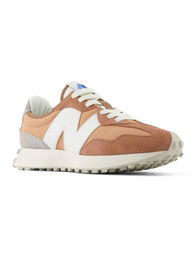 Buty sportowe damskie/męskie new balance 327 sneakersy zamszowe pomarańczowe (u327ci)