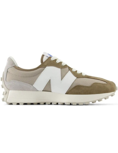 Sneakersy damskie/męskie new balance 327 buty sportowe zamszowe brązowe (u327ch)