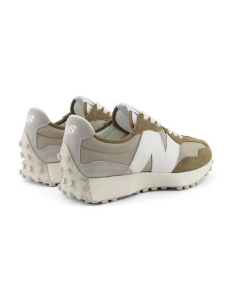 Sneakersy damskie/męskie new balance 327 buty sportowe zamszowe brązowe (u327ch)