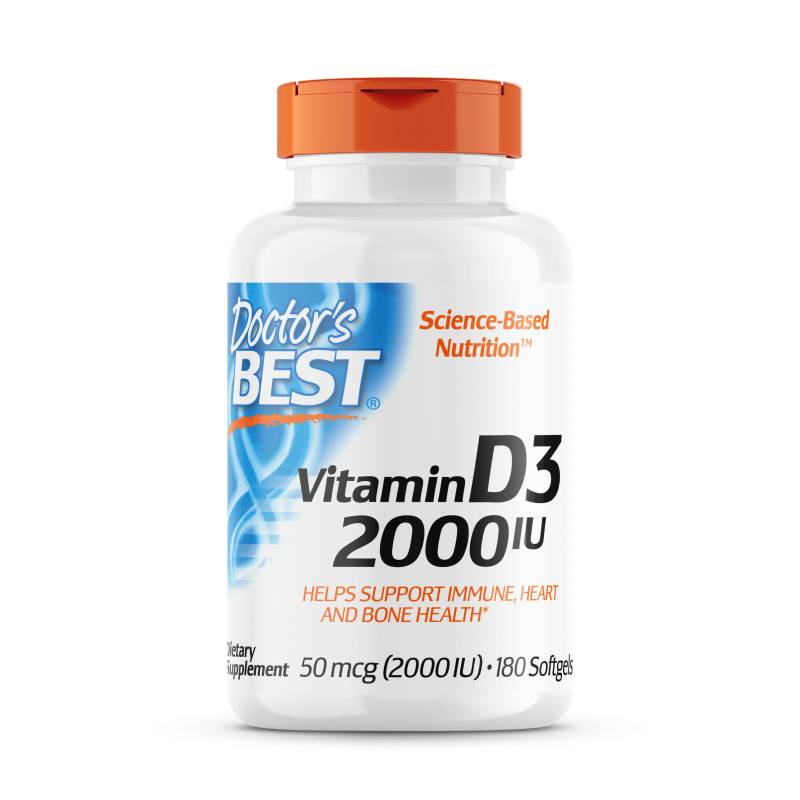 Witamina D3 2000 IU 50 mcg (180 kaps.)