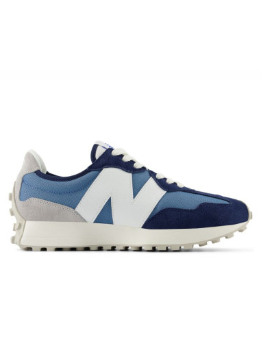 Buty sportowe damskie/męskie new balance nb 327 sneakersy zamszowe niebieskie (u327cj)