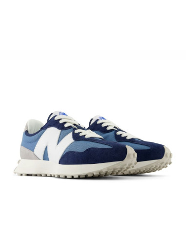 Buty sportowe damskie/męskie new balance nb 327 sneakersy zamszowe niebieskie (u327cj)