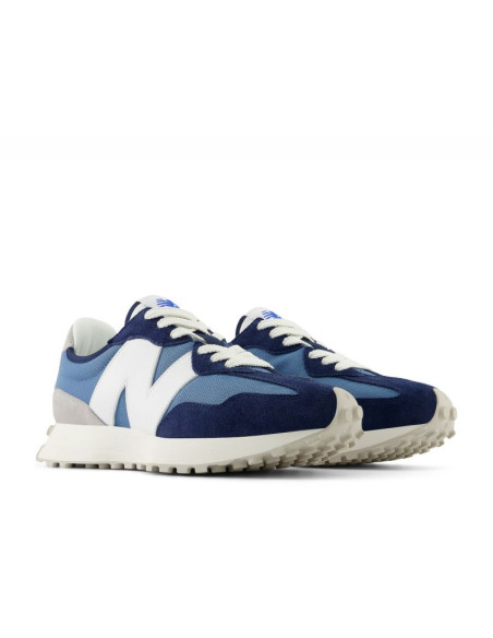 Buty sportowe damskie/męskie new balance nb 327 sneakersy zamszowe niebieskie (u327cj)
