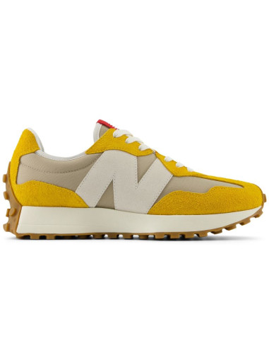 Sneakersy damskie/męskie new balance nb 327 żółte (u327sb)