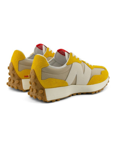 Sneakersy damskie/męskie new balance nb 327 żółte (u327sb)