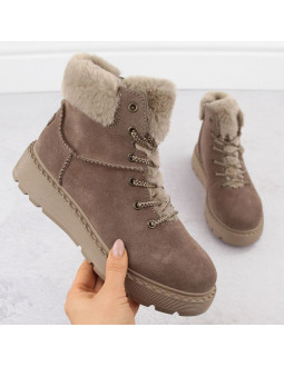 Botki z futerkiem rieker 70402