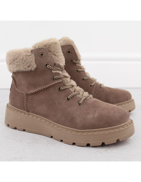 Botki z futerkiem rieker 70402