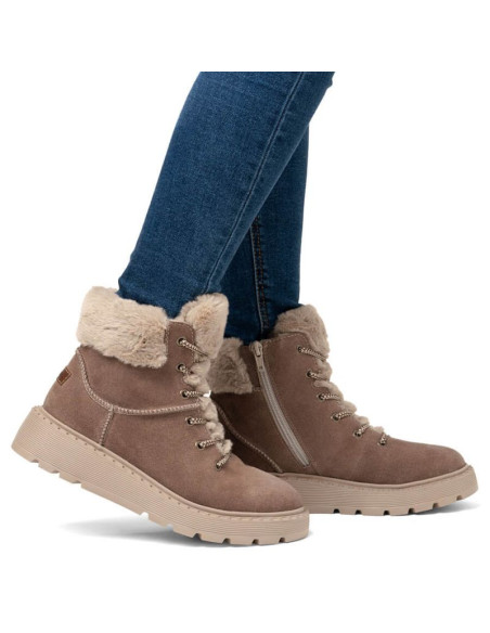 Botki z futerkiem rieker 70402