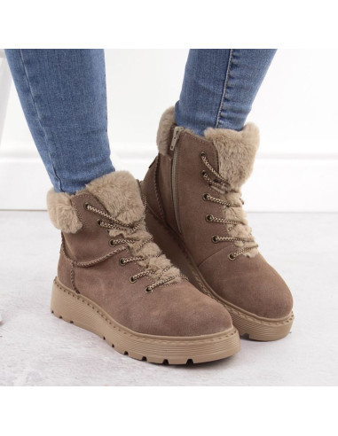 Botki z futerkiem rieker 70402