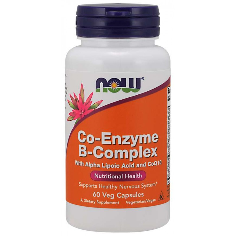 Co-Enzyme B-Complex Kompleks Witamin z grupy B + Kwas alfa liponowy + Koenzym Q10 (60 kaps.)