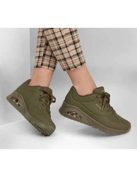 Buty skechers uno stand on air zielone w