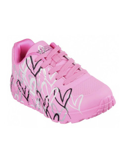 Buty skechers x jgoldcrown uno lite - metallic love jr