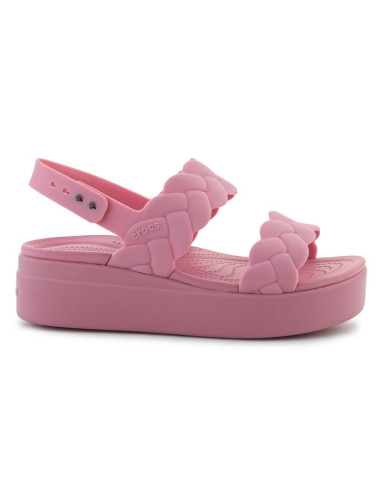 Sandały crocs brooklyn woven low wedge w 209977
