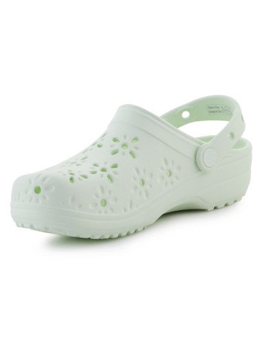 Klapki crocs classic floral cut out clog w
