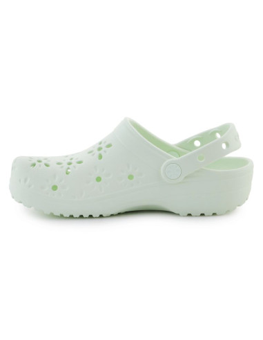 Klapki crocs classic floral cut out clog w