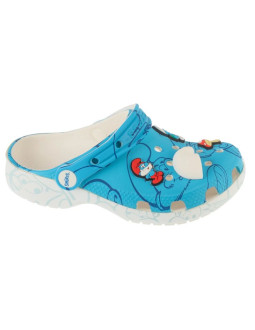 Klapki crocs classic smurfs clog jr 210821