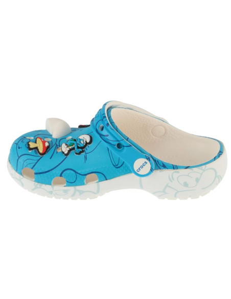 Klapki crocs classic smurfs clog jr 210821