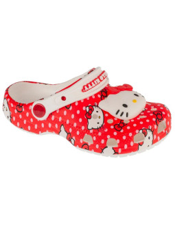 Klapki crocs classic hello kitty red clog k jr 210576