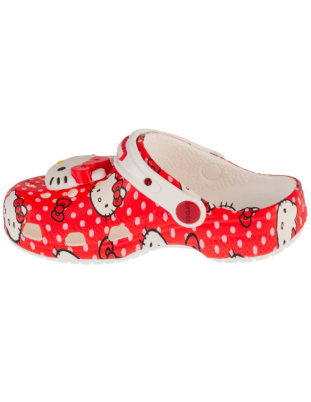 Klapki crocs classic hello kitty red clog k jr 210576