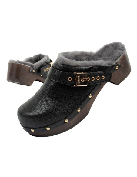 Klapki drewniaki scholl iconic w