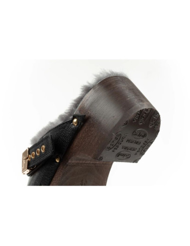 Klapki drewniaki scholl iconic w