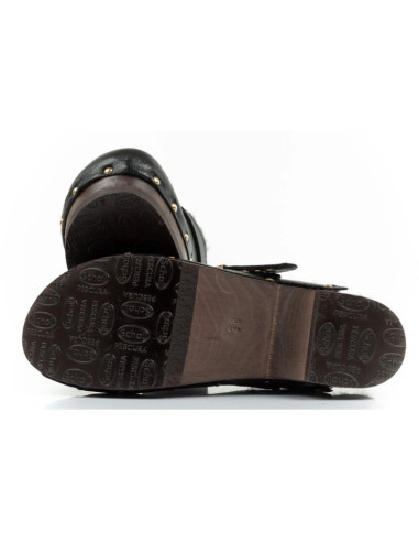 Klapki drewniaki scholl iconic w