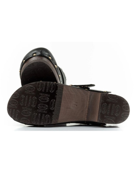 Klapki drewniaki scholl iconic w