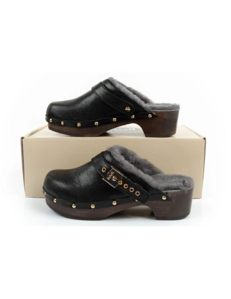 Klapki drewniaki scholl iconic w