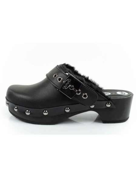 Klapki drewniaki scholl iconic w