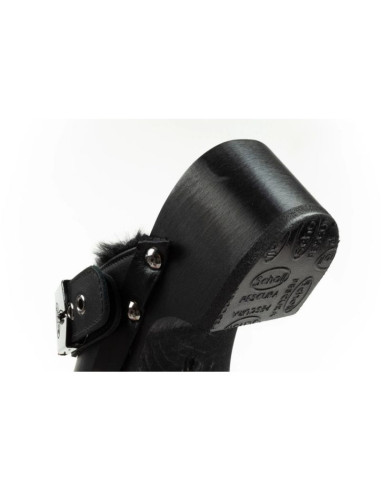 Klapki drewniaki scholl iconic w