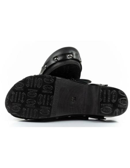 Klapki drewniaki scholl iconic w