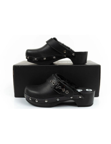 Klapki drewniaki scholl iconic w