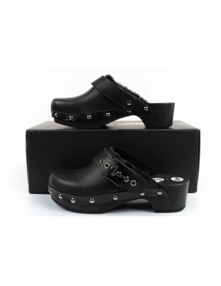 Klapki drewniaki scholl iconic w