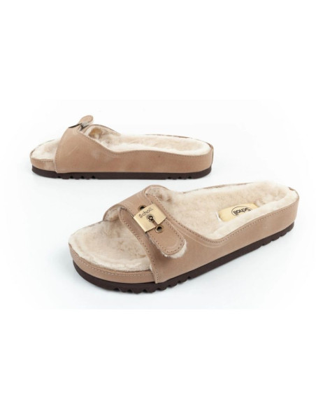 Klapki drewniaki scholl pescura iconic w