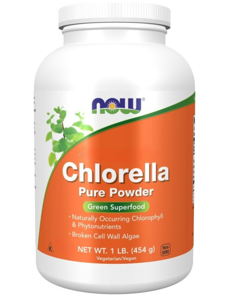 Now Foods Chlorella Powder - Chlorella Proszek (454 G)