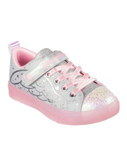 Buty skechers s lights twinkle sparks heather magic jr