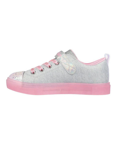 Buty skechers s lights twinkle sparks heather magic jr