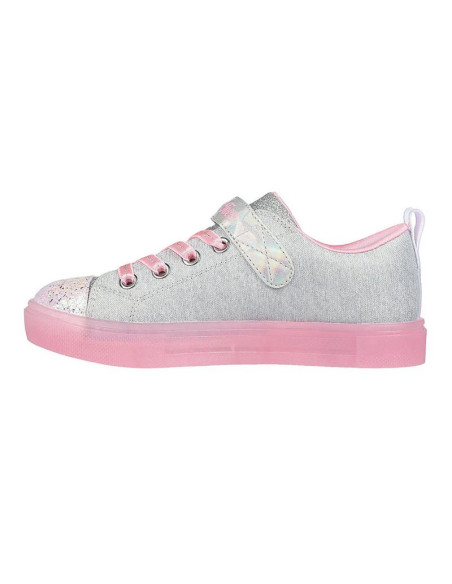 Buty skechers s lights twinkle sparks heather magic jr