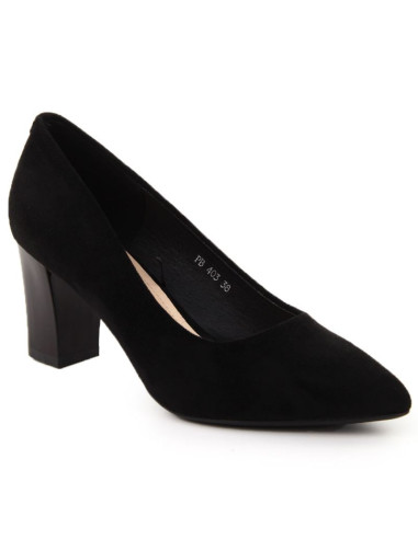 Czółenka na słupku sergio leone w pb4