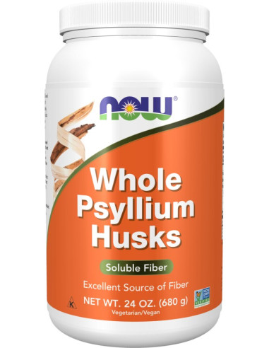 Now Foods Psyllium Husks Whole - Babka Płesznik - Łupina (680 G)
